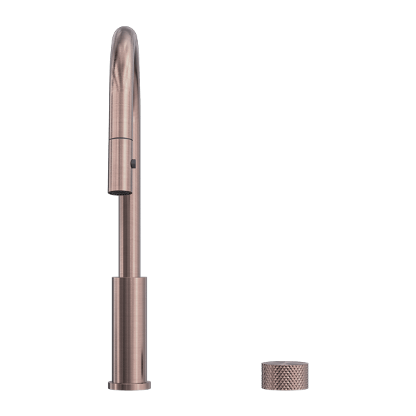 Nero Mixer Taps OPAL PROGRESSIVE PULL OUT KITCHEN SET BRUSHED BRONZE (NR252008BZ)