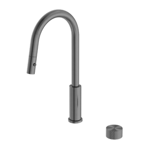 Nero Mixer Taps OPAL PROGRESSIVE PULL OUT KITCHEN SET GRAPHITE (NR252008GR)