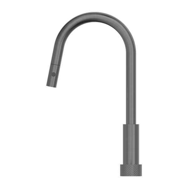 Nero Mixer Taps OPAL PROGRESSIVE PULL OUT KITCHEN SET GRAPHITE (NR252008GR)