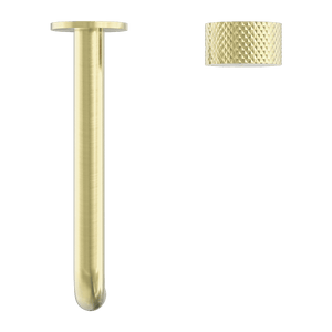Nero Mixer Taps OPAL PROGRESSIVE WALL BASIN/BATH SET 120/160/185/230/260MM BRUSHED GOLD
