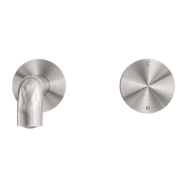 OPAL PROGRESSIVE WALL BASIN/BATH SET 120/160/185/230/260MM BRUSHED NICKEL