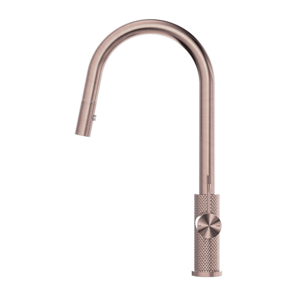 OPAL PULL OUT SINK MIXER WITH VEGIE SPRAY FUNCTION BRUSHED BRONZE (NR251908BZ)