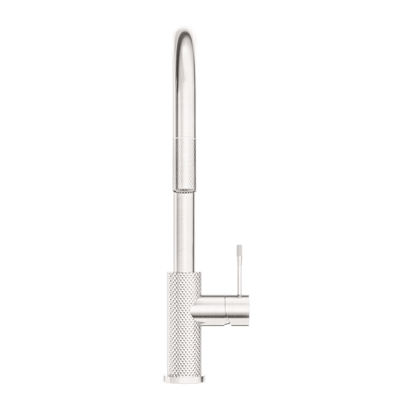 Nero Mixer Taps OPAL PULL OUT SINK MIXER WITH VEGIE SPRAY FUNCTION BRUSHED NICKEL (NR251908BN)
