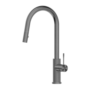 Nero Mixer Taps OPAL PULL OUT SINK MIXER WITH VEGIE SPRAY FUNCTION GRAPHITE (NR251908GR)