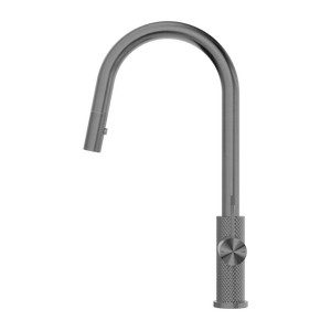 Nero Mixer Taps OPAL PULL OUT SINK MIXER WITH VEGIE SPRAY FUNCTION GRAPHITE (NR251908GR)