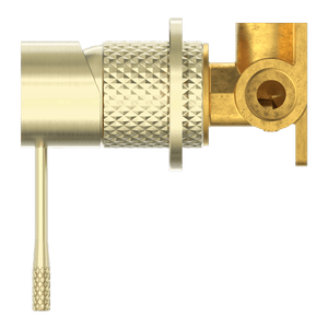 Nero Mixer Taps OPAL SHOWER MIXER 60MM PLATE BRUSHED GOLD (NR251909HBG)