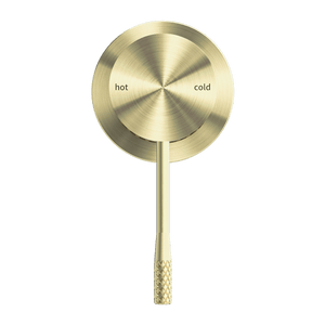 Nero Mixer Taps OPAL SHOWER MIXER 60MM PLATE BRUSHED GOLD (NR251909HBG)