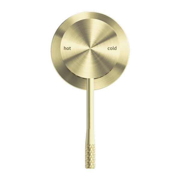 Nero Mixer Taps OPAL SHOWER MIXER 60MM PLATE BRUSHED GOLD (NR251909HBG)