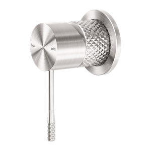 Nero Mixer Taps OPAL SHOWER MIXER 60MM PLATE BRUSHED NICKEL (NR251909HBN)