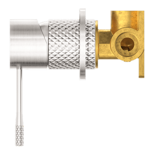 Nero Mixer Taps OPAL SHOWER MIXER 60MM PLATE BRUSHED NICKEL (NR251909HBN)