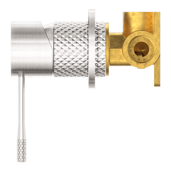 Nero Mixer Taps OPAL SHOWER MIXER 60MM PLATE BRUSHED NICKEL (NR251909HBN)