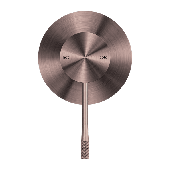 Nero Mixer Taps OPAL SHOWER MIXER 80MM PLATE BRUSHED BRONZE (NR251909BZ)