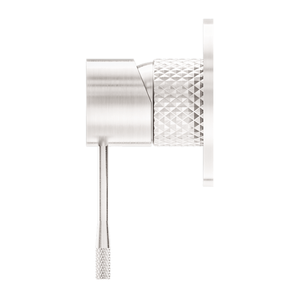 Nero Mixer Taps OPAL SHOWER MIXER 80MM PLATE BRUSHED NICKEL (NR251909BN)