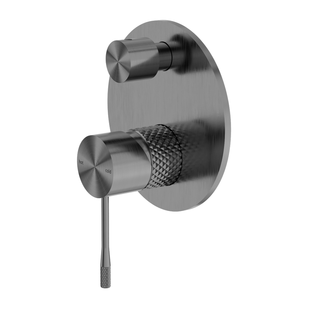 Nero Mixer Taps OPAL SHOWER MIXER WITH DIVERTOR GRAPHITE (NR251909aGR)