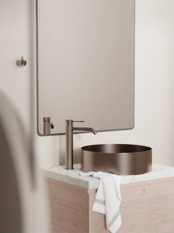 Nero Mixer Taps OPAL TALL BASIN MIXER BRUSHED BRONZE (NR251901aBZ)