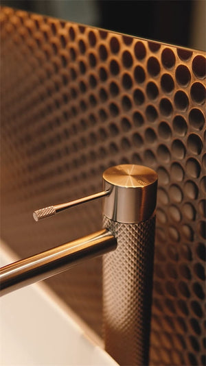 Nero Mixer Taps OPAL TALL BASIN MIXER BRUSHED BRONZE (NR251901aBZ)