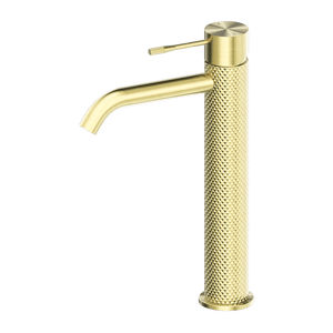 Nero Mixer Taps OPAL TALL BASIN MIXER BRUSHED GOLD (NR251901aBG)