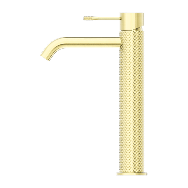 Nero Mixer Taps OPAL TALL BASIN MIXER BRUSHED GOLD (NR251901aBG)