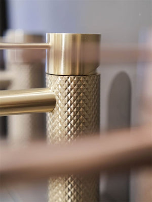 Nero Mixer Taps OPAL TALL BASIN MIXER BRUSHED GOLD (NR251901aBG)