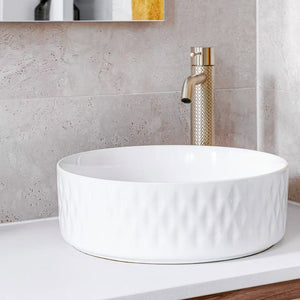 Nero Mixer Taps OPAL TALL BASIN MIXER BRUSHED GOLD (NR251901aBG)
