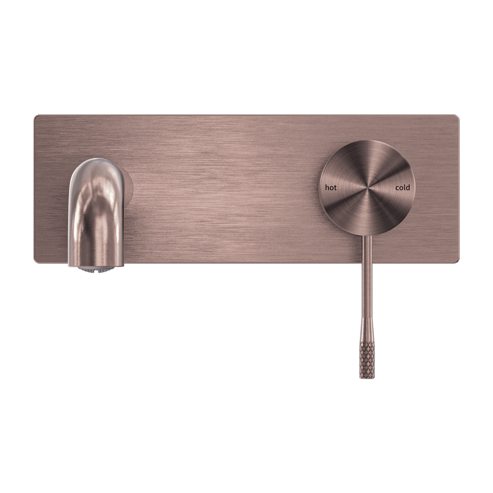 OPAL WALL BASIN/BATH MIXER 120/160/185/230/260MM BRUSHED BRONZE