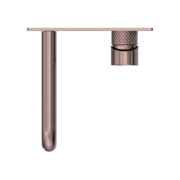 Nero Mixer Taps OPAL WALL BASIN/BATH MIXER 120/160/185/230/260MM BRUSHED BRONZE