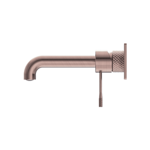 Nero Mixer Taps OPAL WALL BASIN/BATH MIXER 120/160/185/230/260MM BRUSHED BRONZE