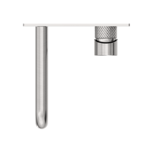 Nero Mixer Taps OPAL WALL BASIN/BATH MIXER 120/160/185/230/260MM BRUSHED NICKEL