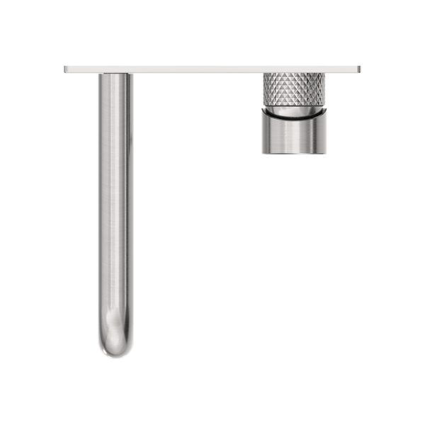 Nero Mixer Taps OPAL WALL BASIN/BATH MIXER 120/160/185/230/260MM BRUSHED NICKEL