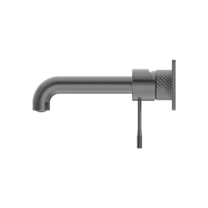 Nero Mixer Taps OPAL WALL BASIN/BATH MIXER 120/160/185/230/260MM GRAPHITE