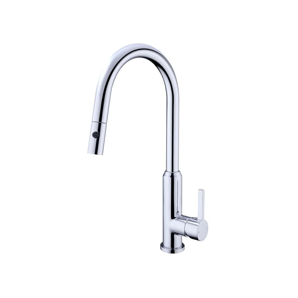 Nero Mixer Taps PEARL PULL OUT SINK MIXER WITH VEGIE SPRAY FUNCTION CHROME (NR231708CH)