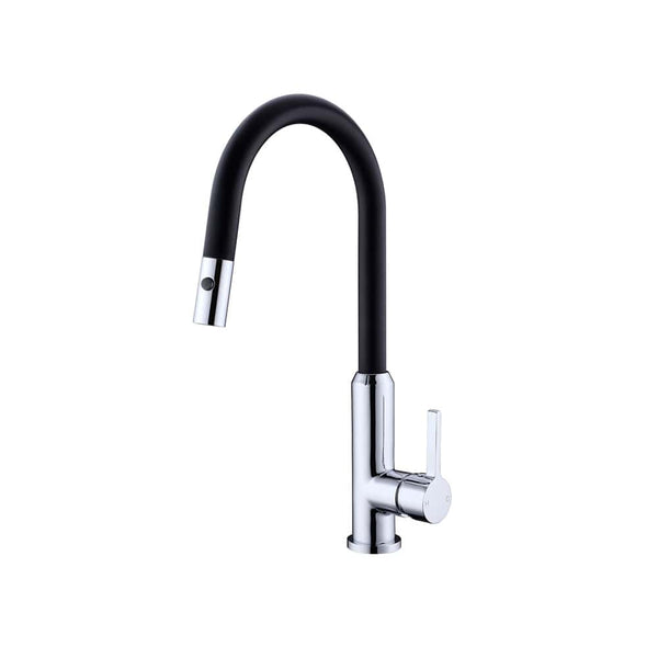 Nero Mixer Taps PEARL PULL OUT SINK MIXER WITH VEGIE SPRAY FUNCTION MATTE BLACK (NR231708MB)