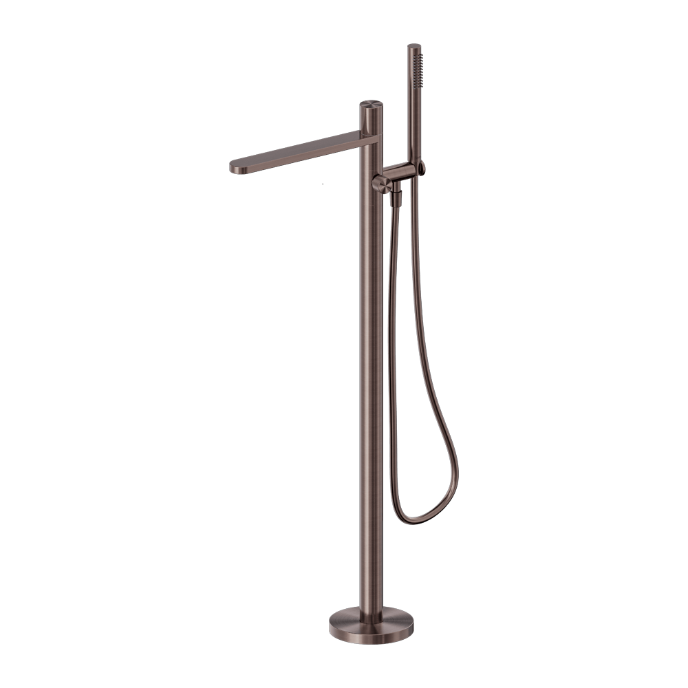 Nero Mixer Taps Pure SS316L Progressive Freestanding Bath Mixer Brushed Bronze (NR172203a02BZ)