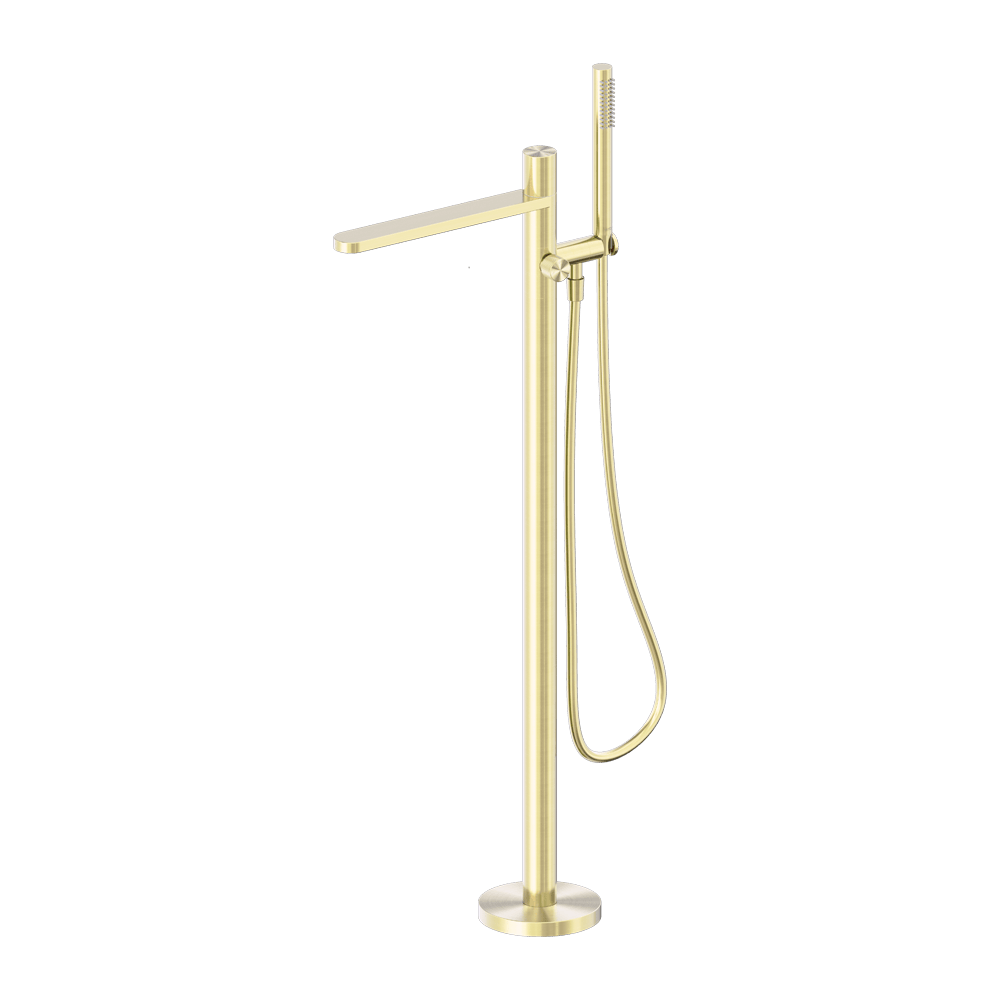 Nero Mixer Taps Pure SS316L Progressive Freestanding Bath Mixer Brushed Gold (NR172203a02BG)