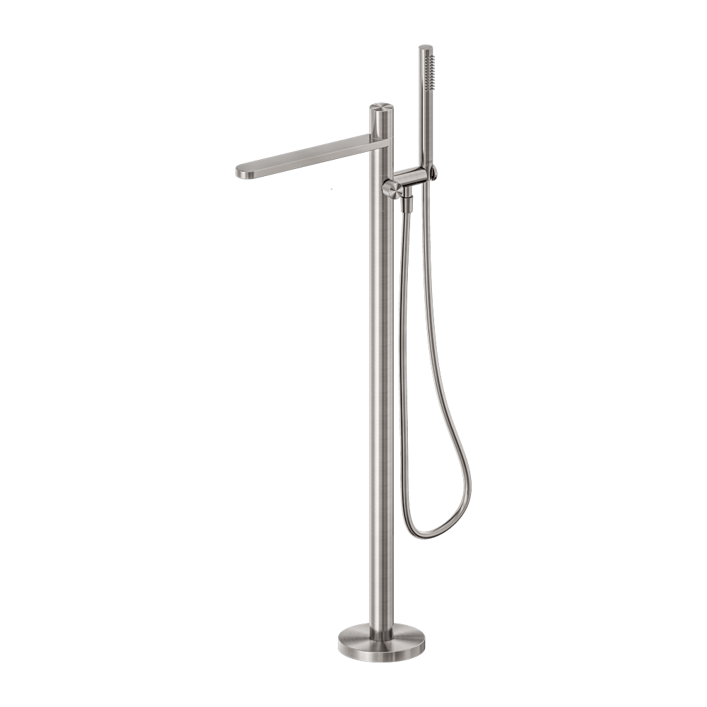 Nero Mixer Taps Pure SS316L Progressive Freestanding Bath Mixer Brushed Nickel (NR172203a02BN)