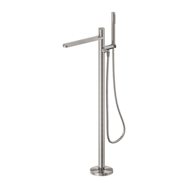 Nero Mixer Taps Pure SS316L Progressive Freestanding Bath Mixer Brushed Nickel (NR172203a02BN)