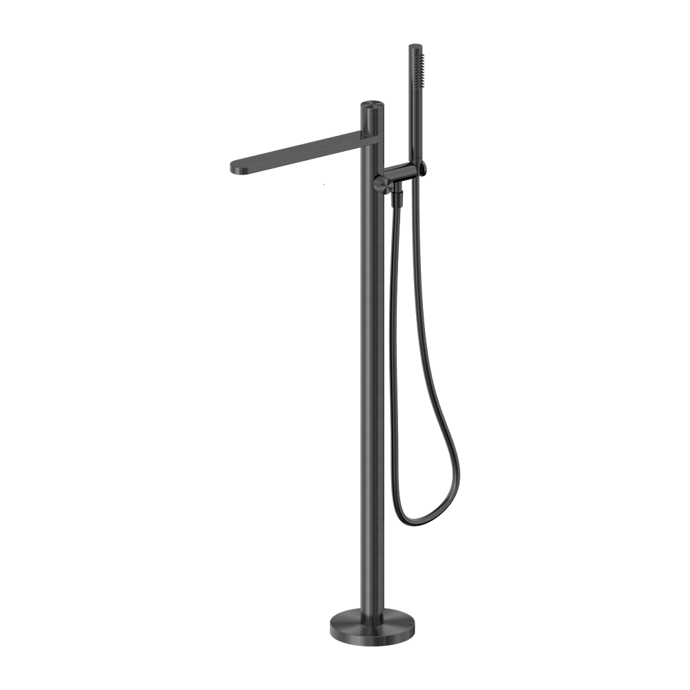 Nero Mixer Taps Pure SS316L Progressive Freestanding Bath Mixer Graphite (NR172203a02GR)