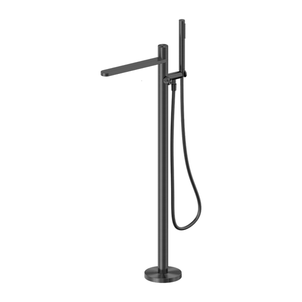 Nero Mixer Taps Pure SS316L Progressive Freestanding Bath Mixer Graphite (NR172203a02GR)