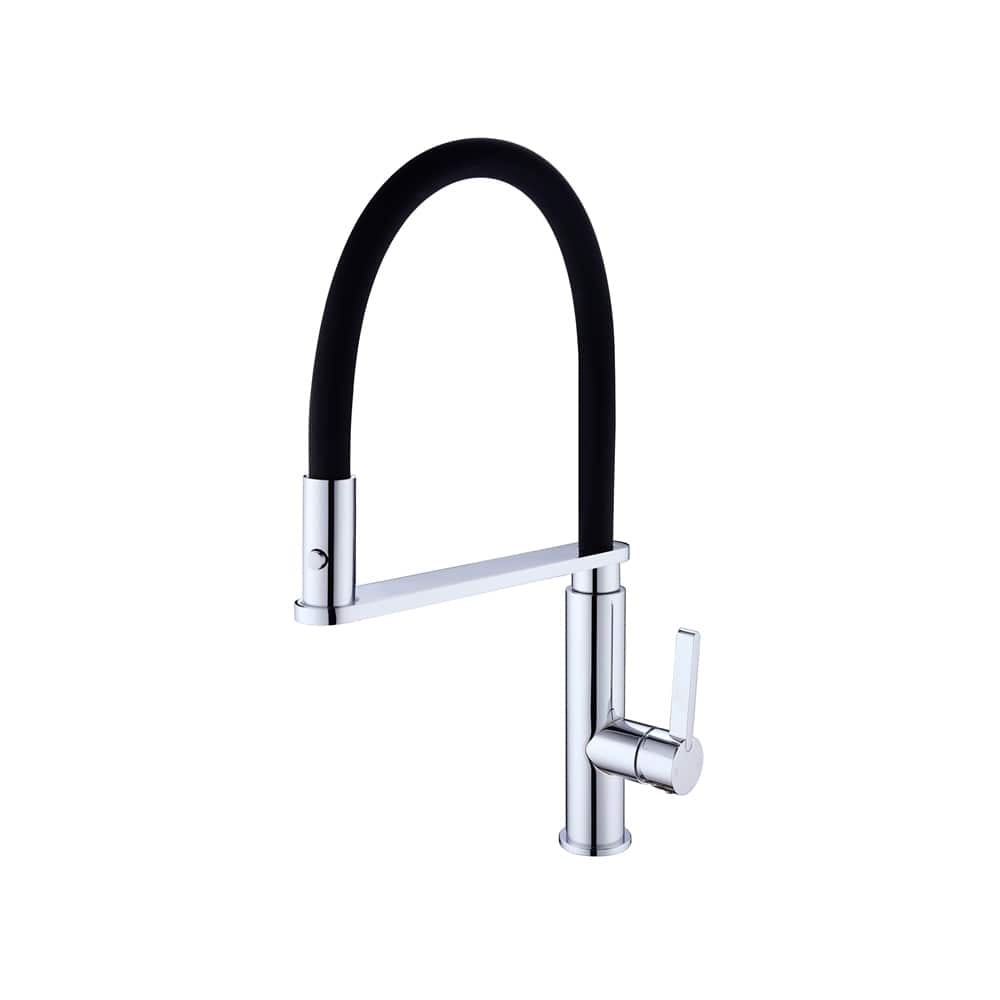 Nero Mixer Taps RIT PULL OUT SINK MIXER CHROME (NR221707CH)