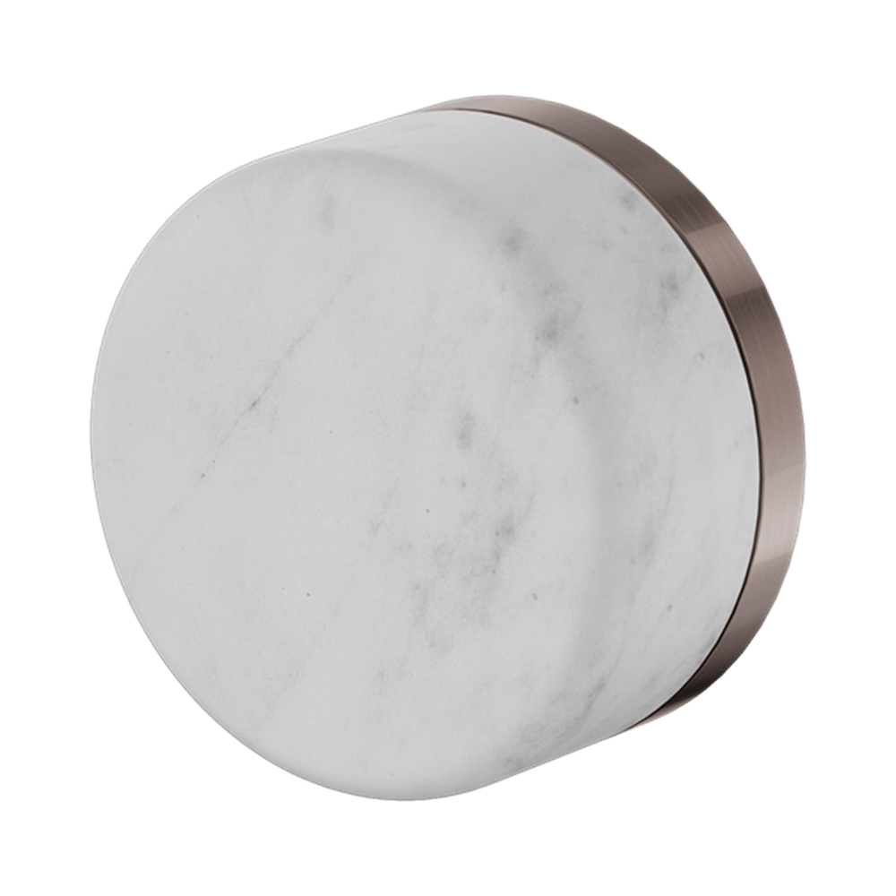 Nero Mixer Taps SERENITY PROGRESSIVE SHOWER MIXER WITH CARRARA HANDLE BRUSHED BRONZE (24E001BZ)