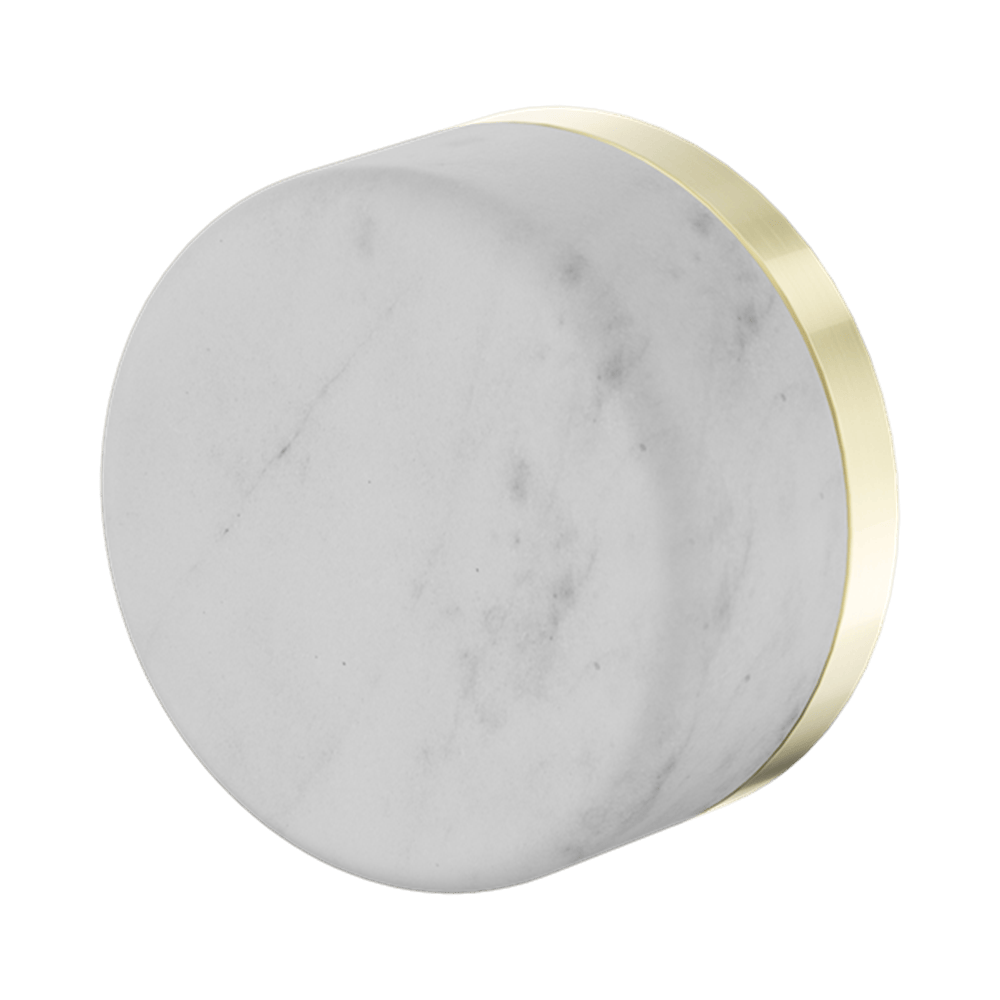 Nero Mixer Taps SERENITY PROGRESSIVE SHOWER MIXER WITH CARRARA HANDLE BRUSHED GOLD (24E001BG)