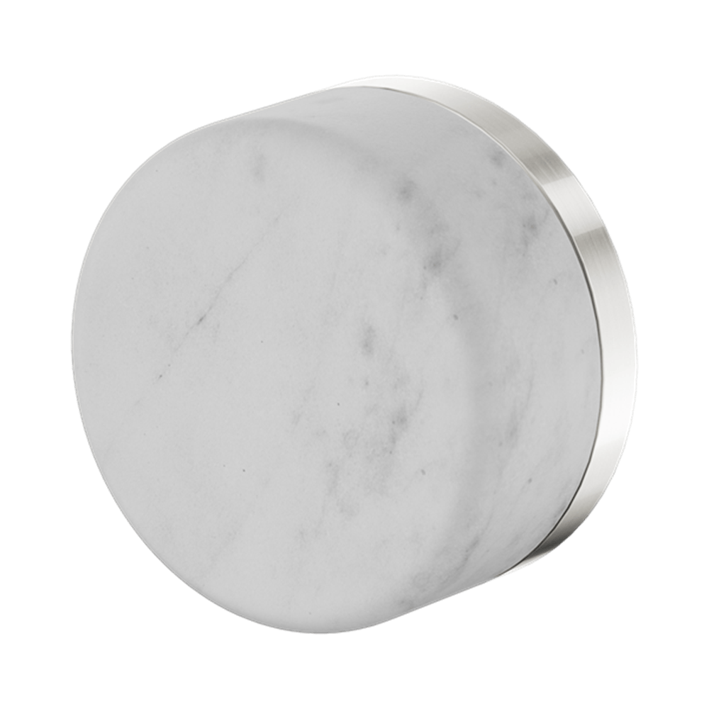 Nero Mixer Taps SERENITY PROGRESSIVE SHOWER MIXER WITH CARRARA HANDLE BRUSHED NICKEL (24E001BN)