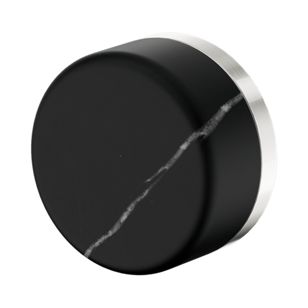 Nero Mixer Taps SERENITY PROGRESSIVE SHOWER MIXER WITH MARQUINA BLACK HANDLE BRUSHED NICKEL (24E128BN)