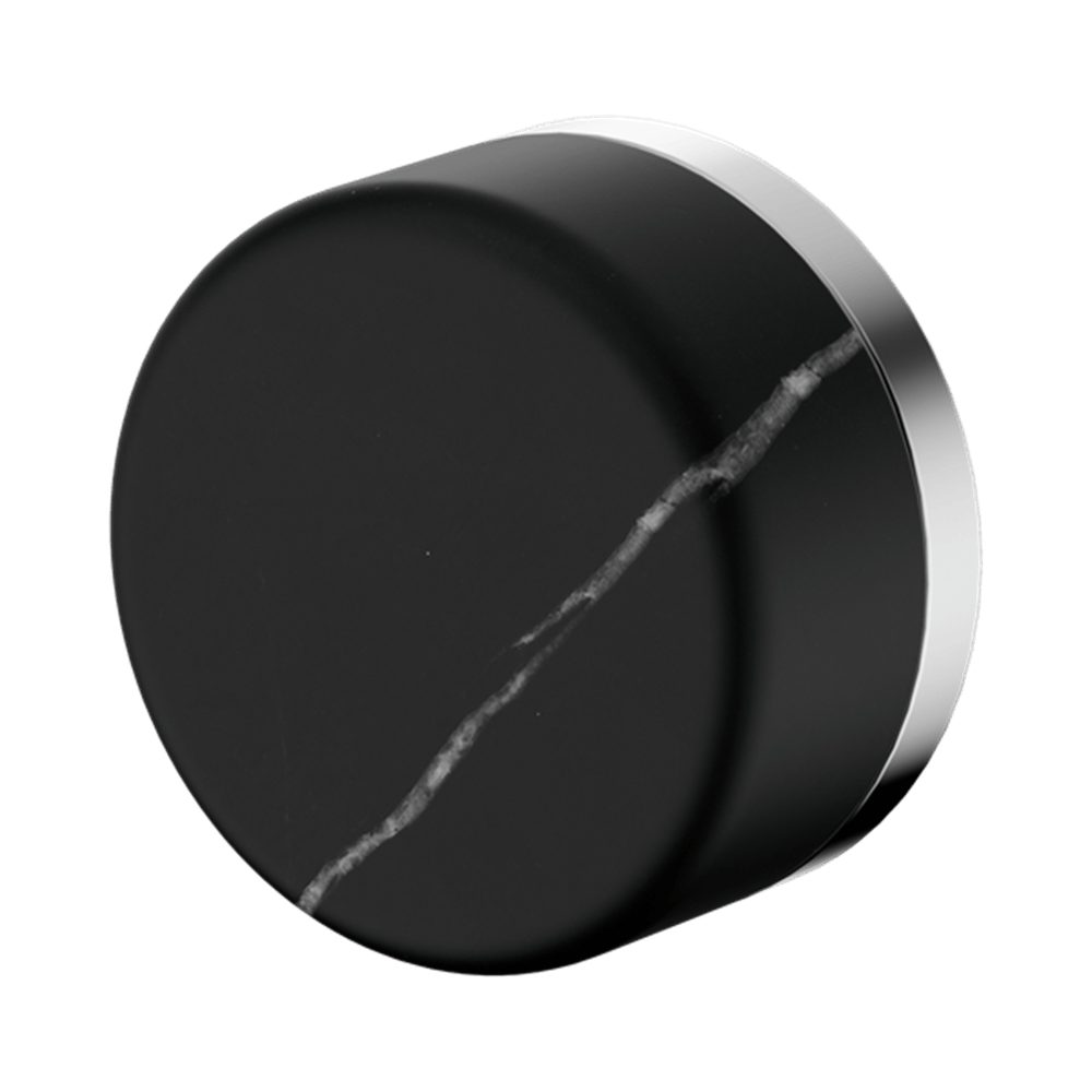 Nero Mixer Taps SERENITY PROGRESSIVE SHOWER MIXER WITH MARQUINA BLACK HANDLE CHROME (24E128CH)