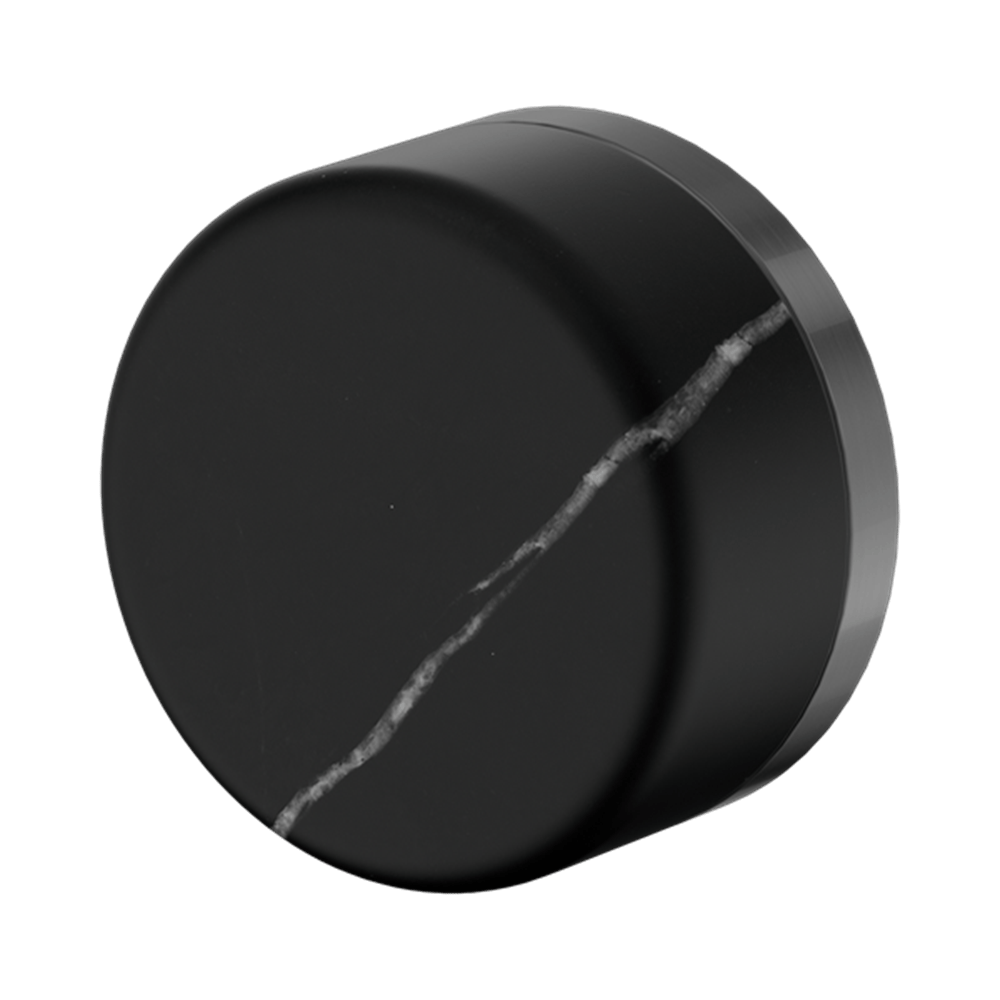 Nero Mixer Taps SERENITY PROGRESSIVE SHOWER MIXER WITH MARQUINA BLACK HANDLE GUN METAL (24E128GM)