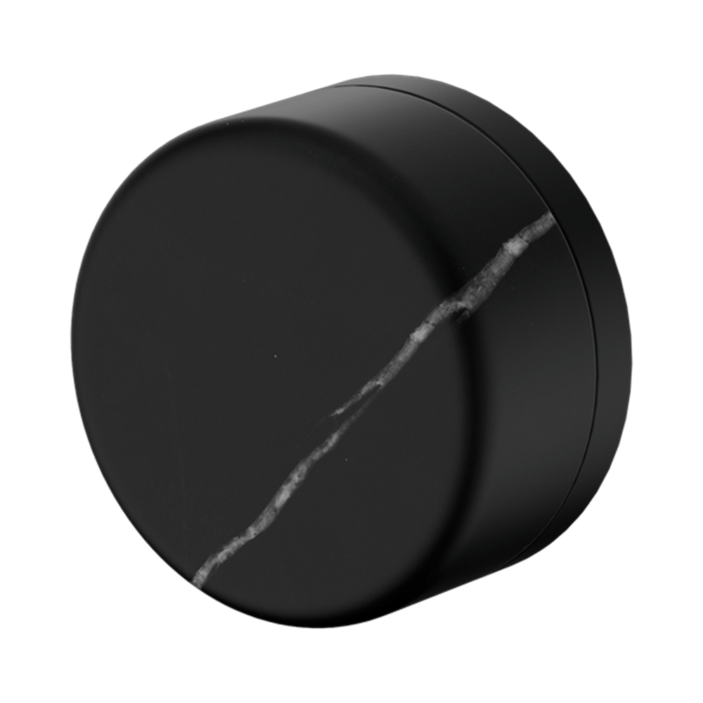 Nero Mixer Taps SERENITY PROGRESSIVE SHOWER MIXER WITH MARQUINA BLACK HANDLE MATTE BLACK (24E128MB)