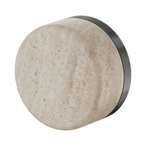 Nero Mixer Taps SERENITY PROGRESSIVE SHOWER MIXER WITH ROME TRAVERTINE HANDLE GUN METAL (24E003GM)
