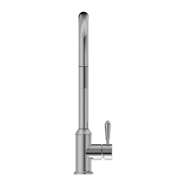 Nero Mixer Taps YORK PULL OUT SINK MIXER WITH VEGIE SPRAY FUNCTION WITH METAL LEVER CHROME (NR69210802CH)