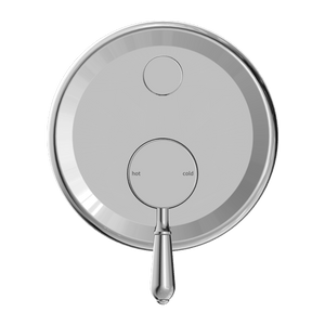 Nero Mixer Taps YORK SHOWER MIXER WITH DIVERTOR WITH METAL LEVER CHROME (NR692109A02CH)