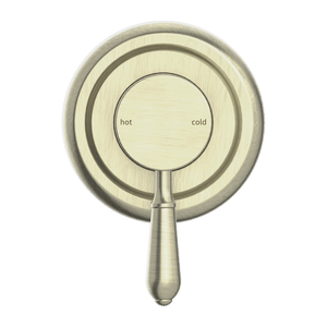 Nero Mixer Taps YORK SHOWER MIXER WITH METAL LEVER AGED BRASS (NR69210902AB)